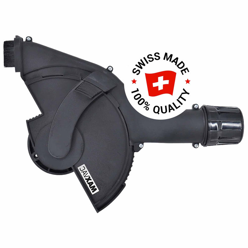 Absaughaube Dusttool AGS-230 | für Winkelschleifer | 180 & 230 mm | für alle Marken | Maxvac