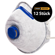 FFP2/V Aktivkohle-Atemschutzmaske Mandil | für Gase & Gerüche | Cool Down+ Ventil | Ekastu Safety