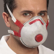 FFP3/V Aktivkohle-Atemschutzmaske Mandil | für Gase & Gerüche | Cool Down+ Ventil | Ekastu Safety