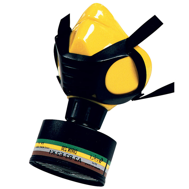 Halbmaske Polimask ALFA/Silikone | Rundgewinde | Silikon | DIN EN 140 | Ekastu Safety