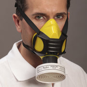 Halbmaske Polimask ALFA/Silikone | Rundgewinde | Silikon | DIN EN 140 | Ekastu Safety