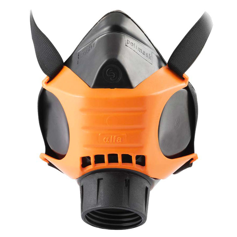 Halbmaske Polimask ALFA | Rundgewinde | anatomisch geformt | DIN EN 140 | Ekastu Safety