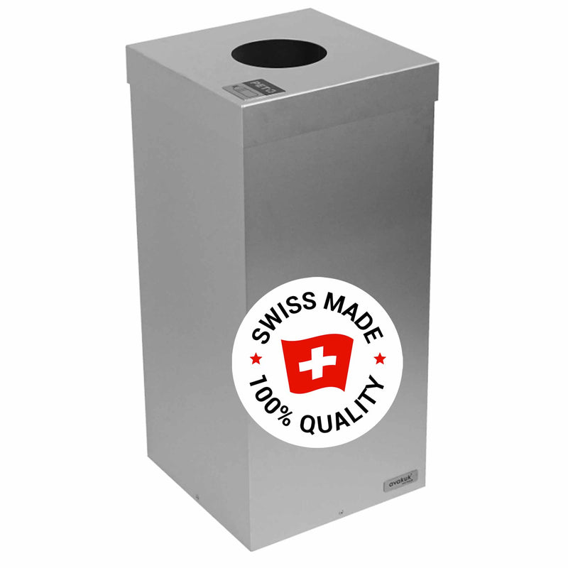 Recycling Sammelbehälter | Aluminium | 85 l | UV-beständig | In- & Outdoor