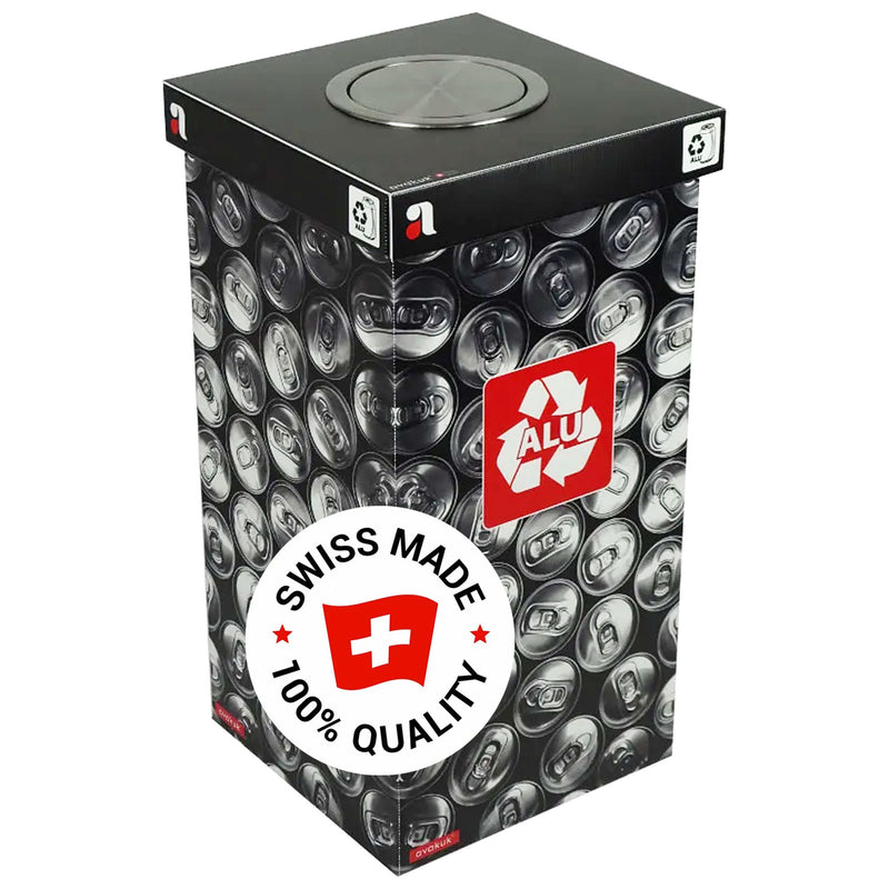 Recycling Sammelbehälter | 85 l | für Alu | UV-beständig | In- & Outdoor