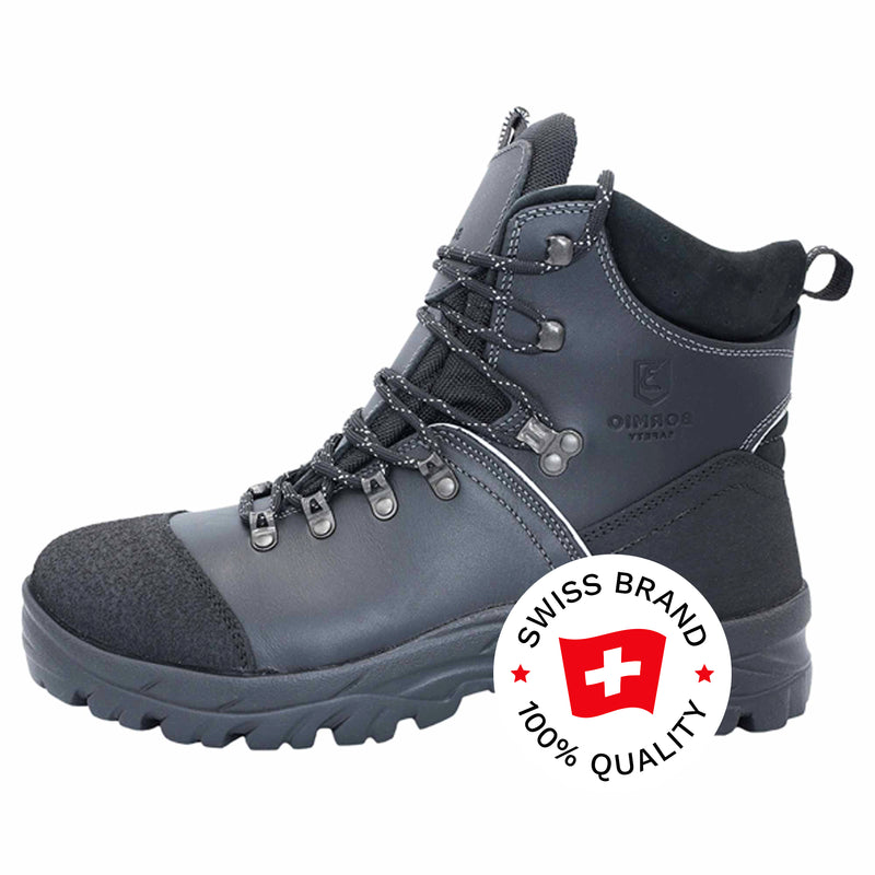 Sicherheitsschuh S3 | Anfibio-Vollleder | Glasfaserverstärkung | wasserfest | Bormio Safety Alvier
