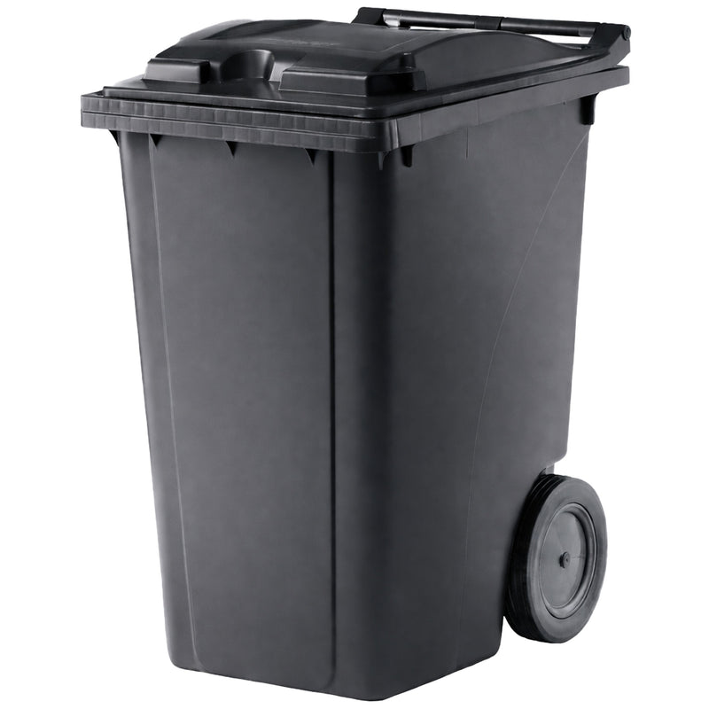 Kunststoffcontainer 360 Liter | bis 144 kg | UV-beständig | Vollgummireifen | VERWO