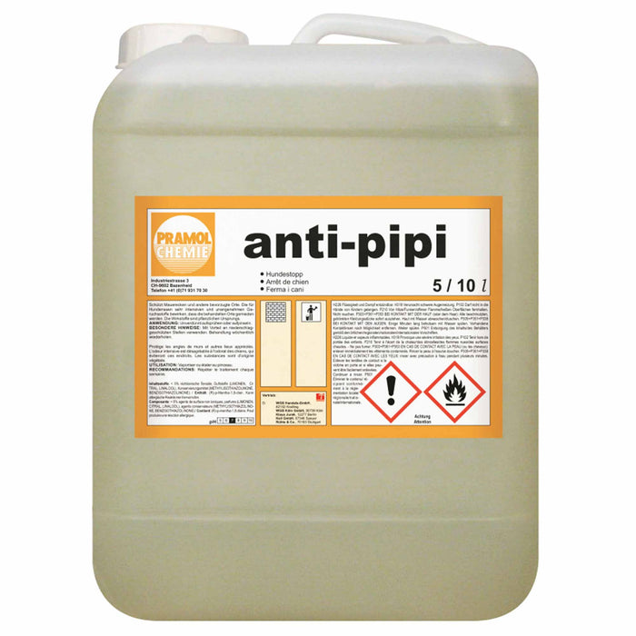 ANTI-PIPI Hunderepellent | verhindert Urinieren | pflanzliche Wirkstoffe | Pramol