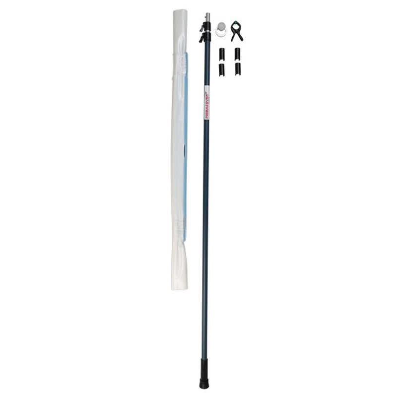Staubschutzwand Ausbaumodul | 90 cm, 120 cm, 150 cm | inkl. Teleskopstange & Kopfleiste | Curtain-Wall