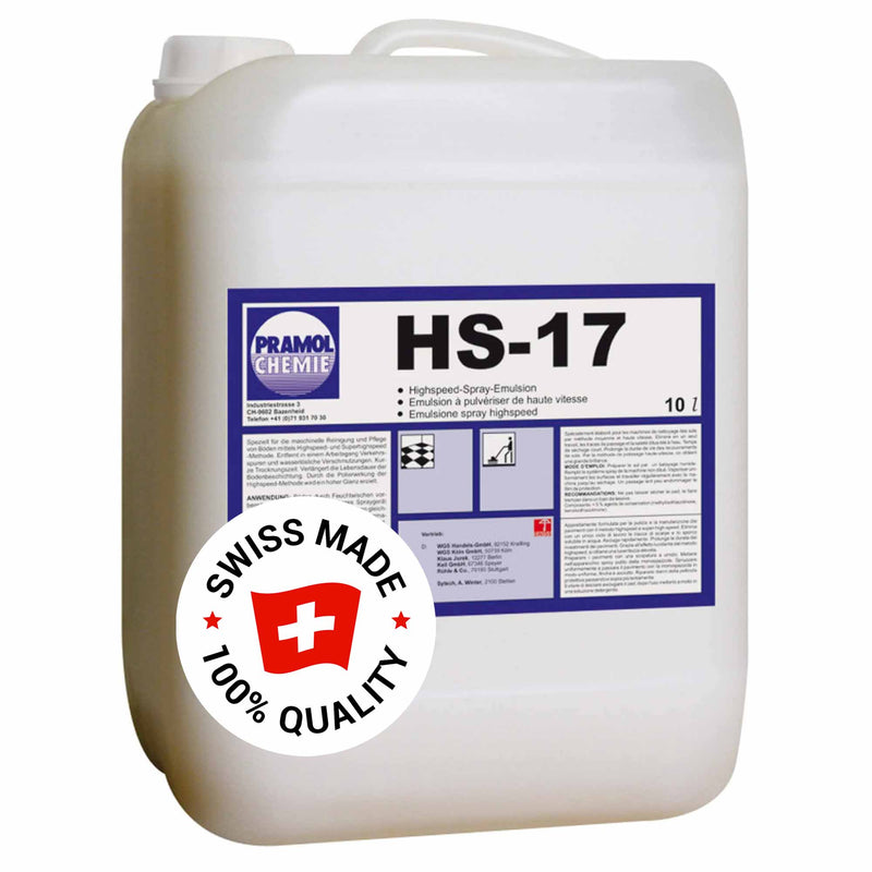 HS-17 Highspeed-Sprayemulsion | maschineller Bodenreiniger | Pramol