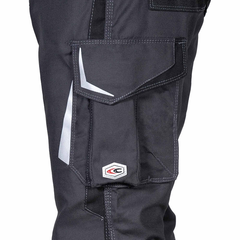 Arbeitshose Barrerio | 250 g/m² | breite Vordertaschen | verstärkter Schritt | Gesässtaschen mit Patte | Cofra