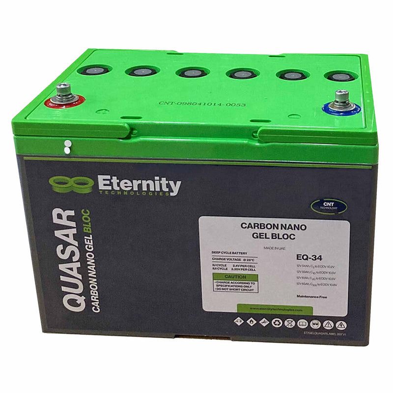 Gel-Batterie | 12 V | 54 Ah | C5 Eternity | Cleanfix