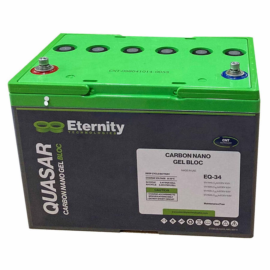 Gel-Batterie | 12 V | 54 Ah | C5 Eternity | Cleanfix