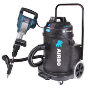 SET: Bau-Staubsauger 40 L inkl. Vorabscheider 40 L | 2 x 1060 W | 98 l/s | Airbo