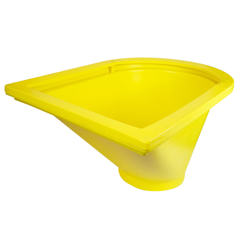 Schuttrutsche PE | 106 cm Einheiten | Ø 50 cm | inkl. Trichter & Rahmen | extra robust | witterungsbeständig | UV-beständig