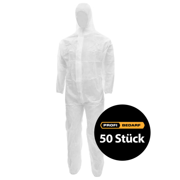 Einweg-Schutzanzug | Besucheroverall | PP Vlies | Kategorie 1 | mit Reissverschluss