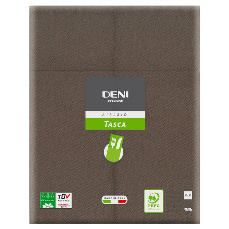 Airlaid Besteckservietten DENI MEET | 1/8 Falz | 40 x 32 cm | PEFC zertifiziert