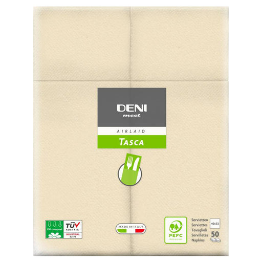 Airlaid Besteckservietten DENI MEET | 1/8 Falz | 40 x 32 cm | PEFC zertifiziert