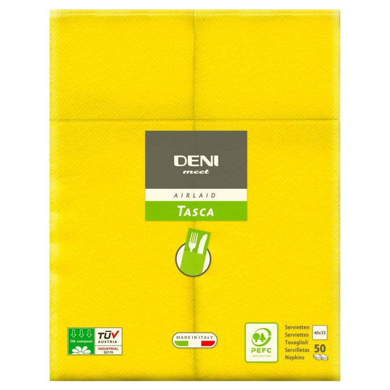 Airlaid Besteckservietten DENI MEET | 1/8 Falz | 40 x 32 cm | PEFC zertifiziert