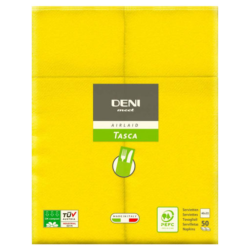 Airlaid Besteckservietten DENI MEET | 1/8 Falz | 40 x 32 cm | PEFC zertifiziert