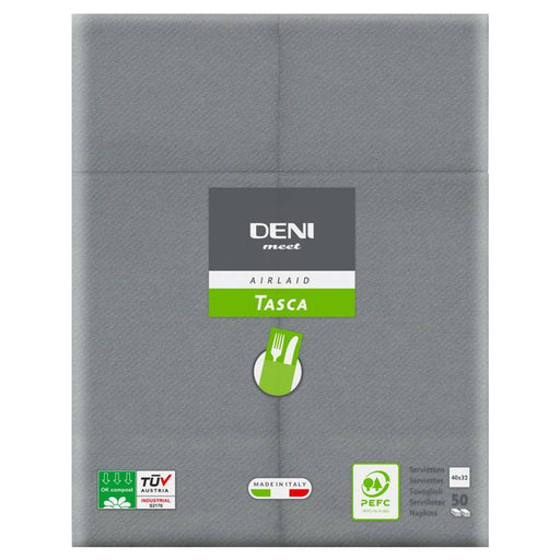 Airlaid Besteckservietten DENI MEET | 1/8 Falz | 40 x 32 cm | PEFC zertifiziert