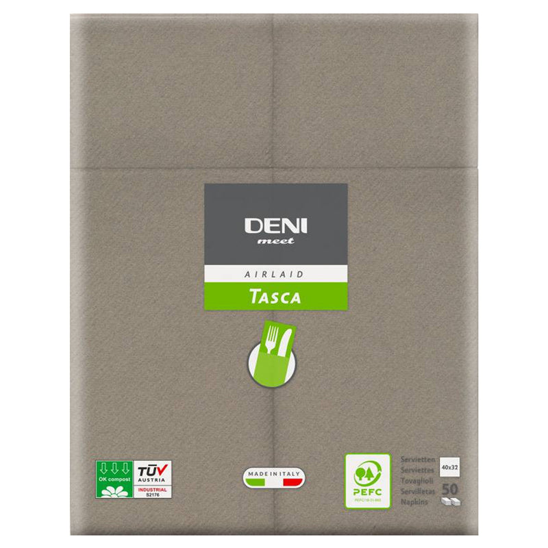 Airlaid Besteckservietten DENI MEET | 1/8 Falz | 40 x 32 cm | PEFC zertifiziert