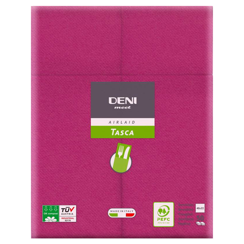 Airlaid Besteckservietten DENI MEET | 1/8 Falz | 40 x 32 cm | PEFC zertifiziert
