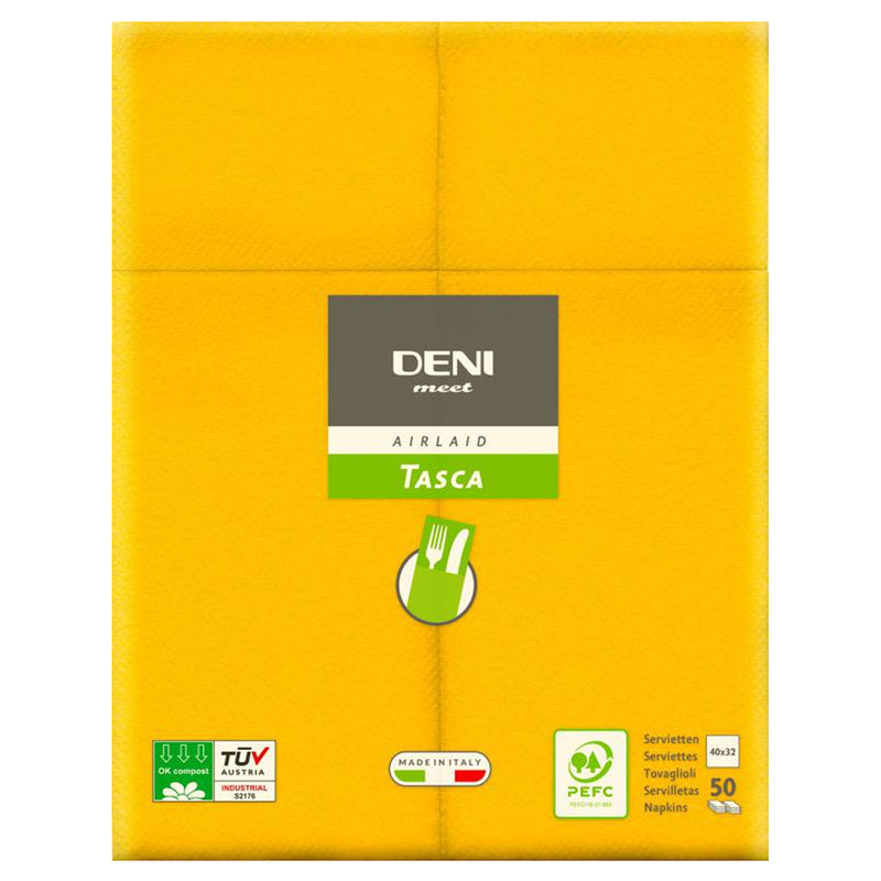 Airlaid Besteckservietten DENI MEET | 1/8 Falz | 40 x 32 cm | PEFC zertifiziert