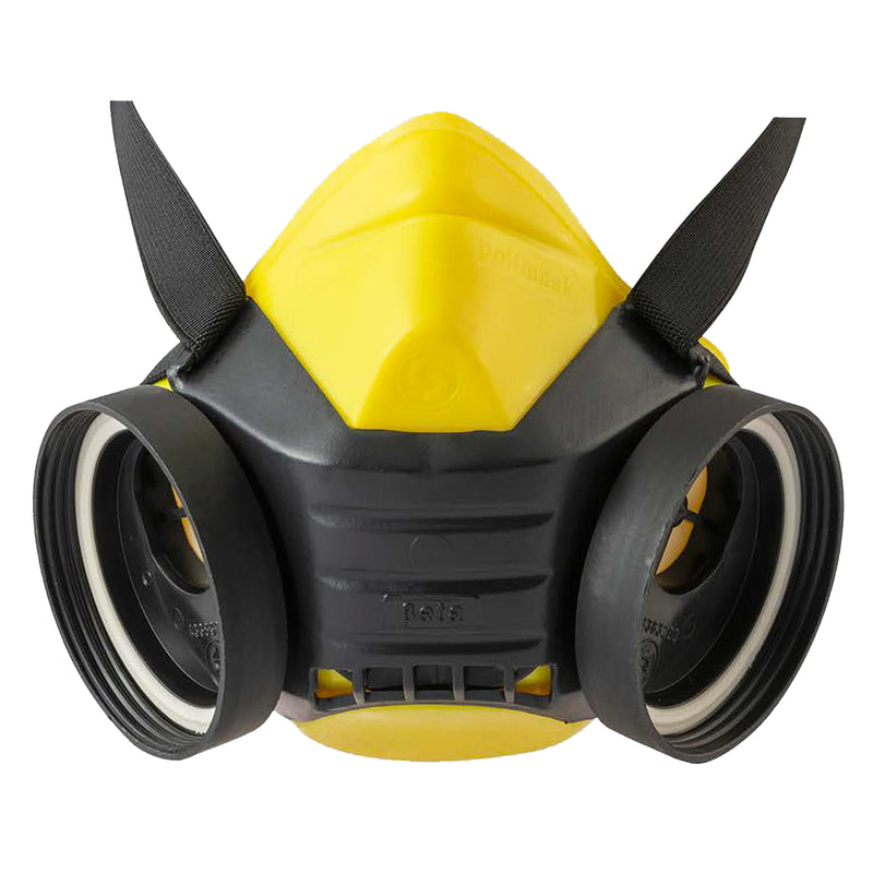 Halbmaske Polimask BETA/Silikone | Rundgewinde | Silikon | Doppelfilter | DIN EN 140 | Ekastu Safety
