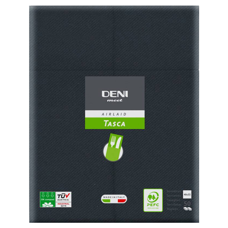 Airlaid Besteckservietten DENI MEET | 1/8 Falz | 40 x 32 cm | PEFC zertifiziert
