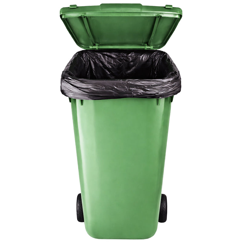240 L Containersäcke | 60 µm | schwarz | extra stark & reissfest