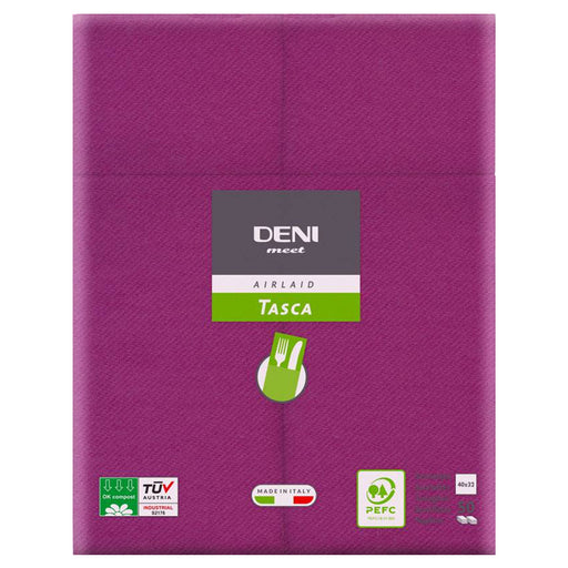 Airlaid Besteckservietten DENI MEET | 1/8 Falz | 40 x 32 cm | PEFC zertifiziert