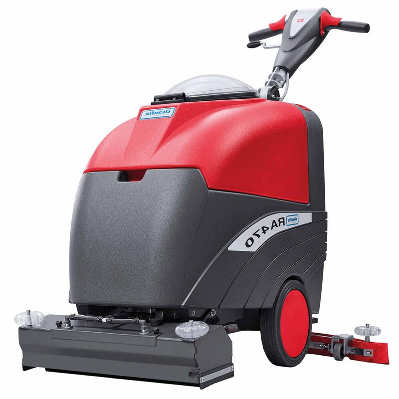 Akku-Walzenbürsten-Scheuersaugmaschine RA470 IBC | 2180 m²/h | 47 cm | 130 mbar | integriertes Ladegerät | Cleanfix