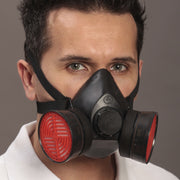Halbmaske Polimask 100/2 | Rundgewinde | Doppelfilter | DIN EN 140 | Ekastu Safety