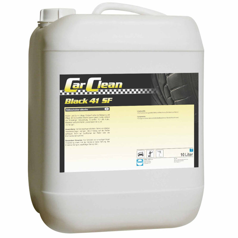 CARCLEAN Black Reifen- & Gummipflege | silikonfrei | Reifenschwärzer | Pramol