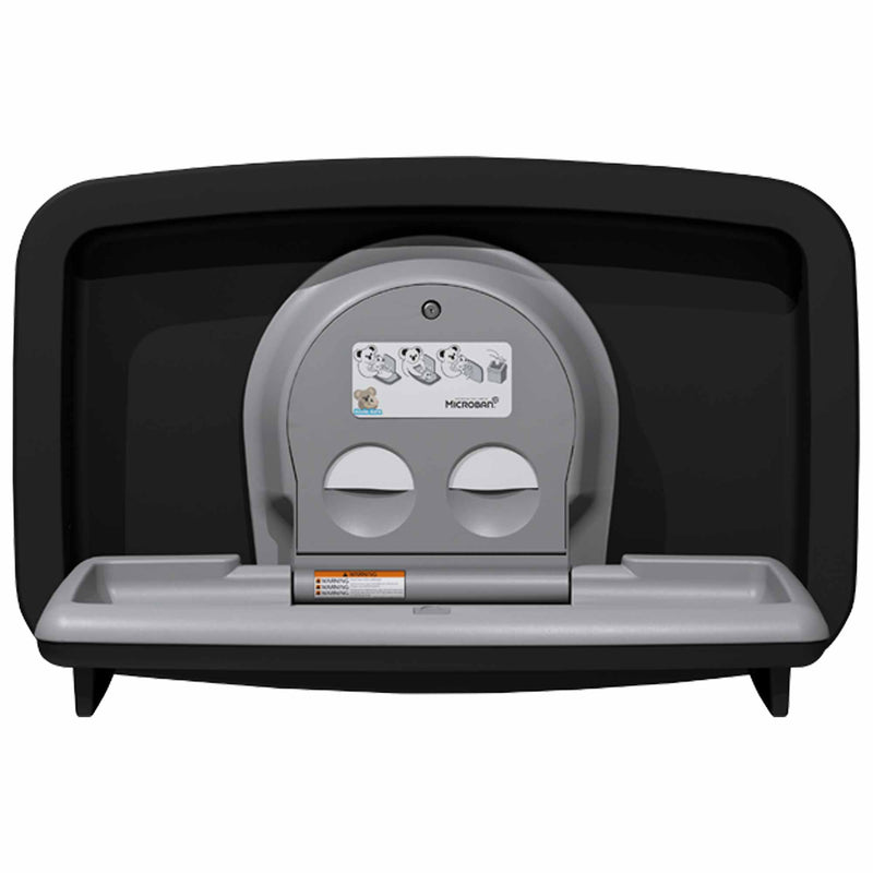 Wickeltisch Premium Edelstahl horizontal | klappbar | für Wandeinbau | Koala Kare