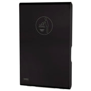 Wickeltisch Edelstahl Schwarz | vertikal | klappbar | für Wandmontage | Mediclinics