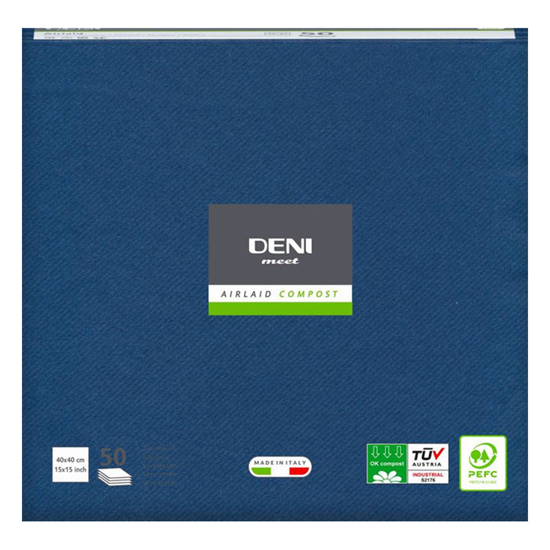 Airlaid Servietten DENI MEET | 1/4 Falz | 40 x 40 cm | PEFC zertifiziert