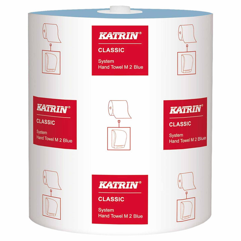 Handtuchrollen Blau | 130 m x 21 cm | 2-lagig | 100% Recycling | Katrin M2