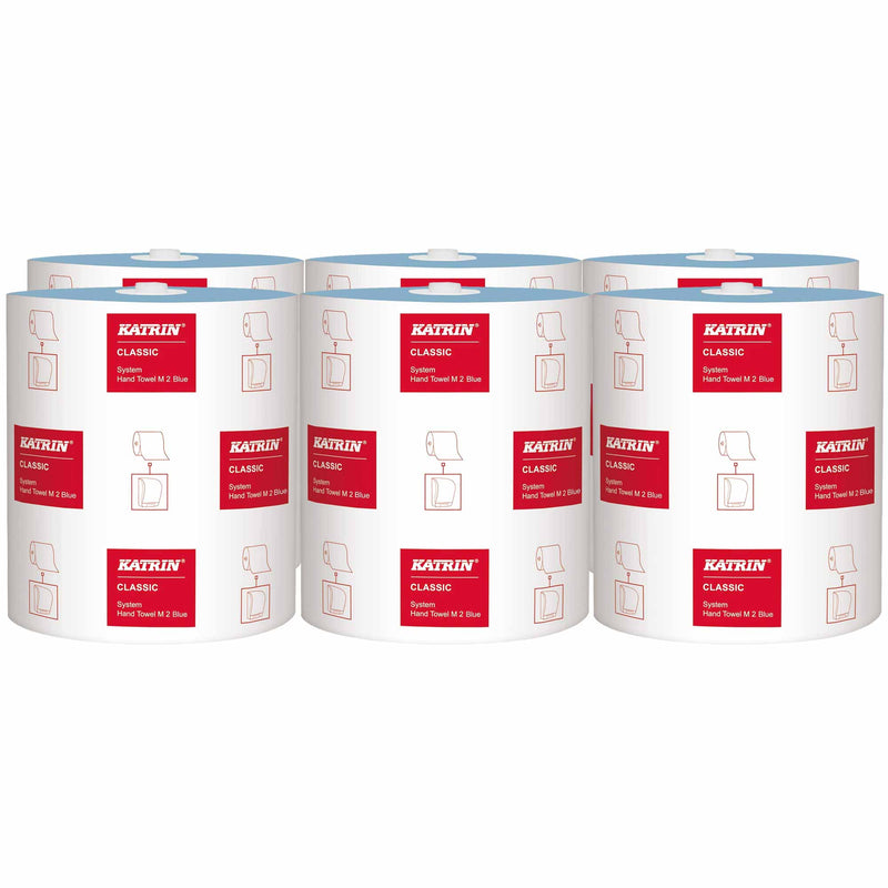 Handtuchrollen Blau | 130 m x 21 cm | 2-lagig | 100% Recycling | Katrin M2