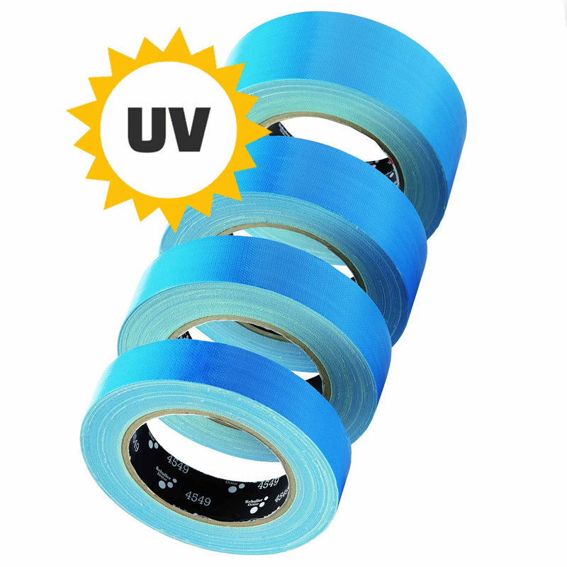 PE-Gewebeband | UV-beständig | 25 m | Naturkautschuk | hoher Tack | handreissbar | Schuller Eh`klar Blue Mask