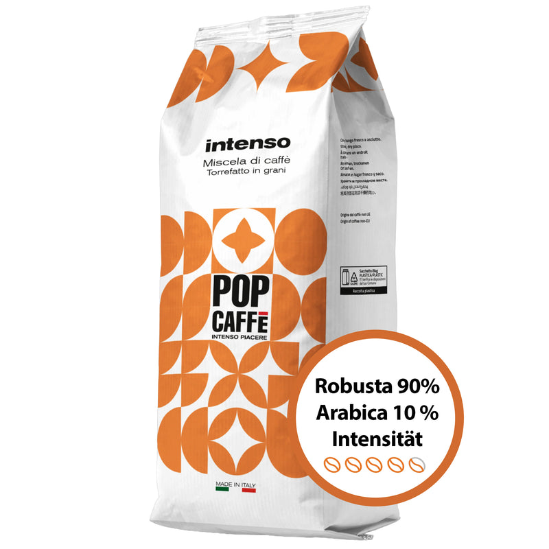 Intenso Kaffeebohnen | 1000 g | POP Caffè