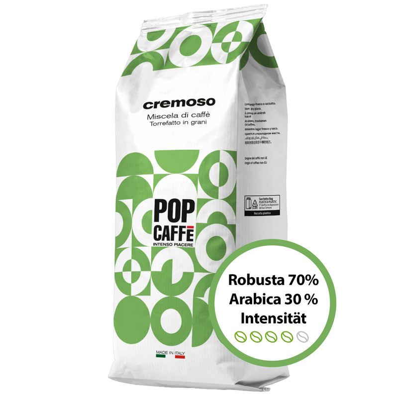 Cremoso Kaffeebohnen | 1000 g | POP Caffè