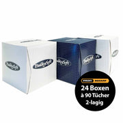 Kosmetiktücher | 2-lagig | 100% Zellstoff | PEFC zertifiziert | 90er Box | BulkySoft®