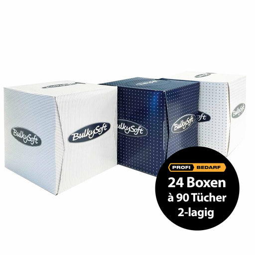 Kosmetiktücher | 2-lagig | 100% Zellstoff | PEFC zertifiziert | 90er Würfel-Profibedarf Online-Shop