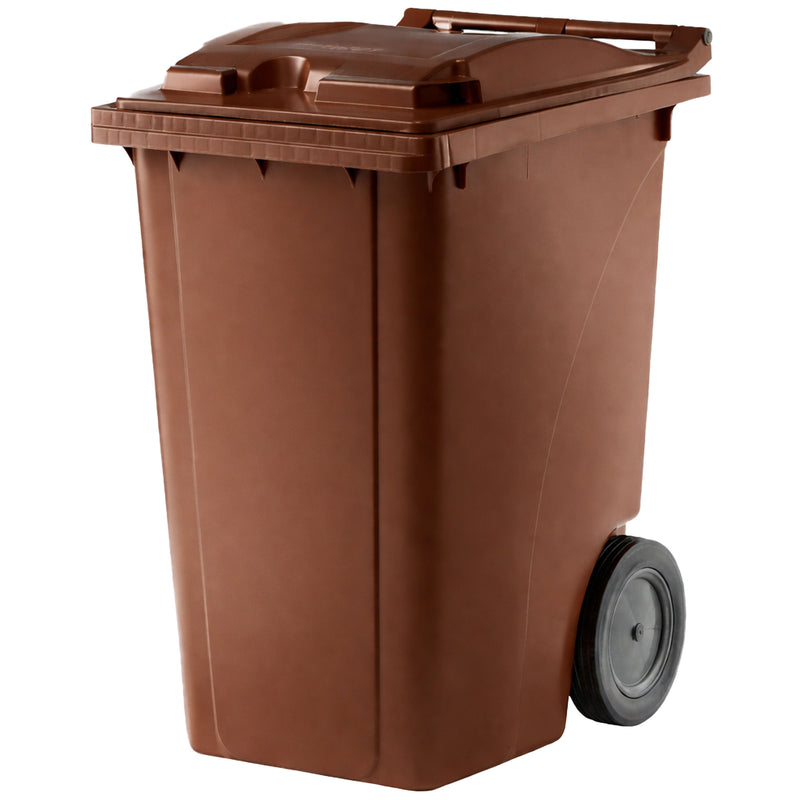 Kunststoffcontainer 360 Liter | bis 144 kg | UV-beständig | Vollgummireifen | VERWO