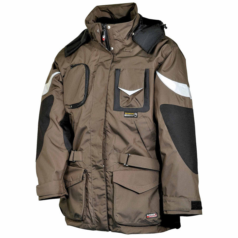 Winter-Arbeitsjacke ICESTORM | trennbare Innenjacke | 3 in 1 | mit Kälteschutz | wind- & wasserdicht | Cofra