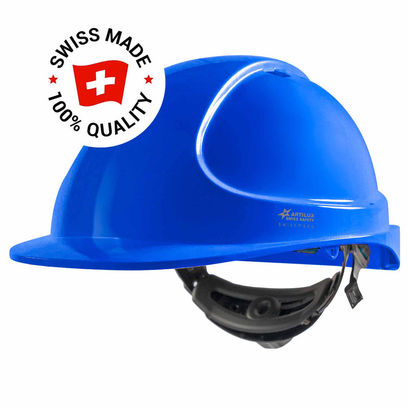 Schutzhelm ARTITOP SH300 | Polycarbonat | Schutzbrille | 2-Punkt-Kinnband | Schirm | ROTO-System | belüftet | Swiss Made | ARTILUX