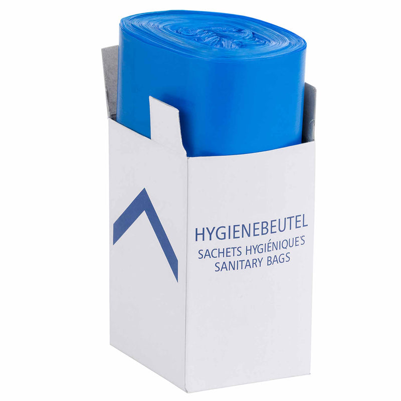 Damen-Hygienebeutel | Polyethylen | in Kartonhälter