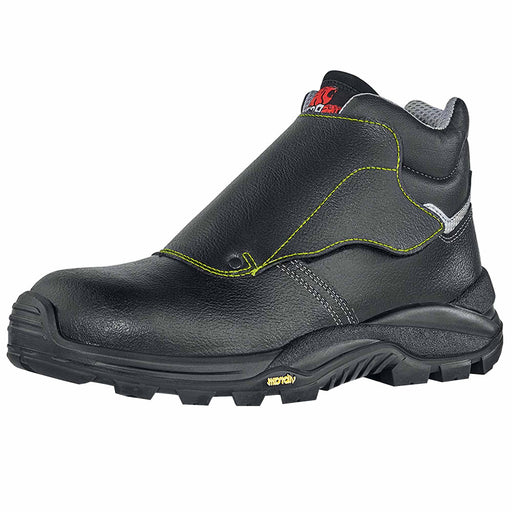 Giesser-Sicherheitsschuh S3 | Vollnarbenleder | Kunststoffkappe | Durchtrittschutz | wasserabweisend | U-Power Bulls