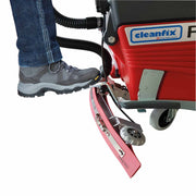 Akku-Scheuersaugmaschine RA605-2 | 2500 m²/h | 62 cm | 130 mbar | 2 Bürsten | Ladegerät & Chemiedosierung | Cleanfix